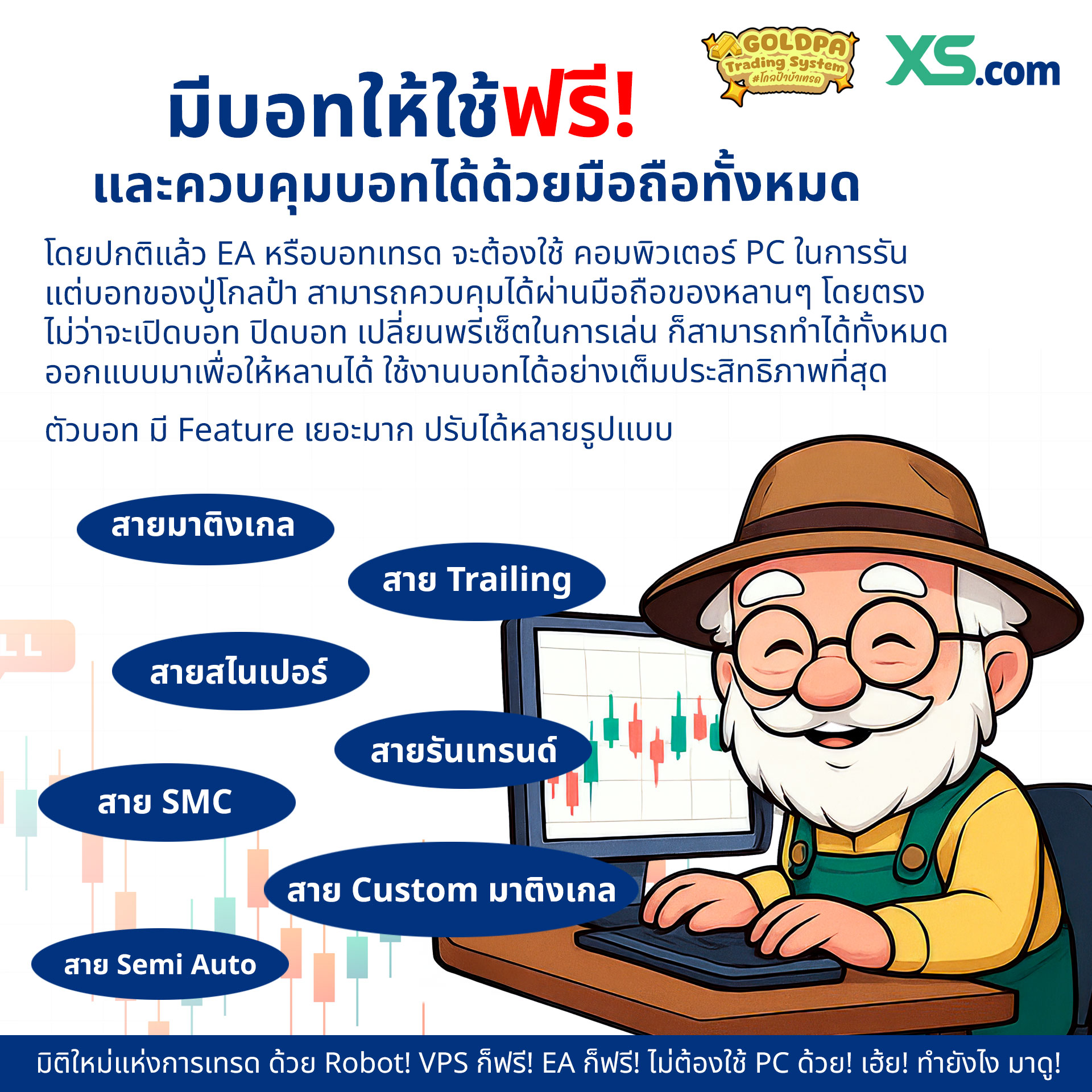 ฟีเจอร์บอทปู่โกลป้า